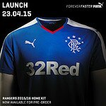 PUMA Reveal The New Glasgow Rangers Home Kit